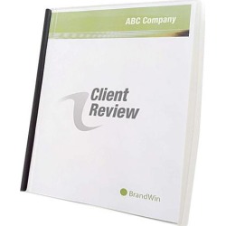 Slide 'N Bind Report Cover, Letter Size, Clear, 10/Box