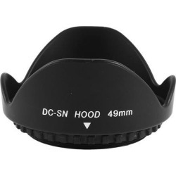 Unique Bargains DSLR Camera Filter Screw-in Mount 49mm Flower Lens Hood Shade Cover