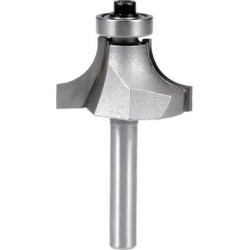 Router Bit 1/4 Shank 3/4 inch Cutting Diameter Round Over Corner 2 Flutes Tungsten for Woodworking Milling Cutter Tool