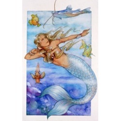 Mermaid 2 Poster Print by Susan Edison (24 x 36)