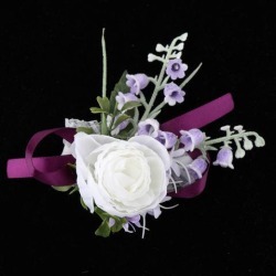 Wedding Flower Leaves Corsage Wrist Bracelet Hand Flower Party Supplier