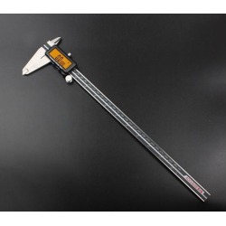 Accusize - 12" Full Screen Yellow LCD Electronic Digital Caliper, Metric/Inch/Fractional, Professional Quality, 1/128', #1110-1838