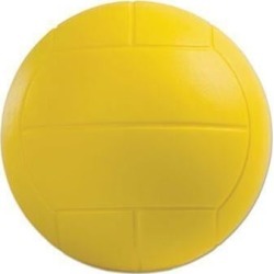 Champion Sport VFC Coated Foam Sport Ball, Volleyball, Yellow