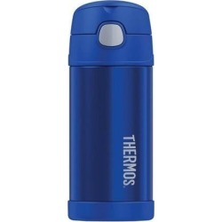 Thermos F4013BL6 Funtainer Vacuum Insulated Water Bottle, Stainless Steel, Blue,