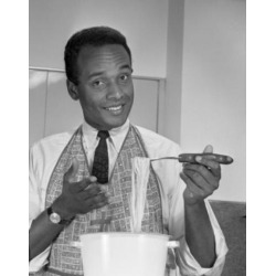Posterazzi SAL255417903 Portrait of Man Eating Spaghetti Poster Print - 18 x 24 in.