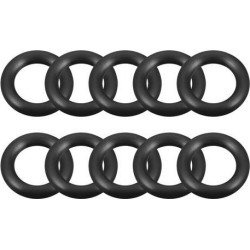 O-Rings Nitrile Rubber 15mm x 25mm x 5mm Seal Rings Sealing Gasket 10pcs