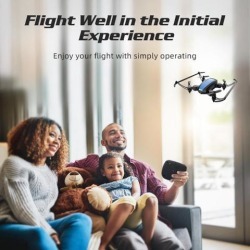 Multifunction 2.4GHZ Mini Drone Foldable Quadpter Toys for Kids Blue
