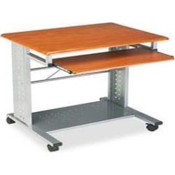 Eastwinds Empire Mobile PC Cart, 29>w x 23=d x 29>h, Medium Cherry