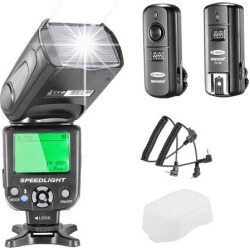 Neewer NW562C E-TTL Slave Flash Speedlite Kit for Canon DSLR Cameras
