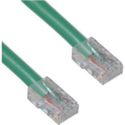 Offex Cat5e Ethernet Patch Cable, Bootless, 25 foot - Green