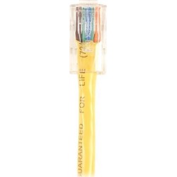 Black Box CAT5e Value Line Patch Cable, Stranded, Yellow, 7-Ft. (2.1-m)