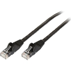 StarTech.com Cat6 Patch Cable - 2 ft. - Black Ethernet Cable - Snagless RJ45 Cable - Ethernet Cord - Cat 6 Cable - 2 ft.