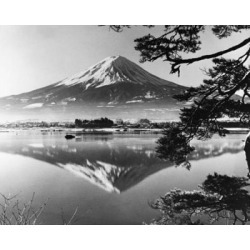 Posterazzi SAL25546666 Reflection of a Mountain Peak in a Lake Mount Fuji Japan Poster Print - 18 x 24 in.