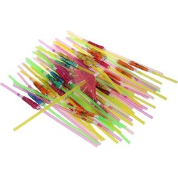 buy  Parasol Umbrella Cocktail Drinking Straws Laua Tropical Party Supplies cheap online