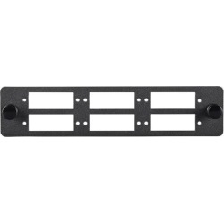 Monoprice LGX Fiber Adapter Panel Made From 16 Gauge Cold Rolled Steel, Easy to Install, Use with Blank Panels