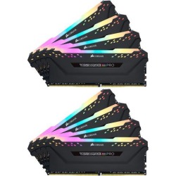 CORSAIR Vengeance RGB Pro 128GB (8 x 16GB) 288-Pin DDR4 SDRAM DDR4 2666 (PC4 21300) Desktop Memory Model CMW128GX4M8A2666C16