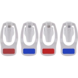 Red and Blue Water Cooler Faucet Plastic Water Dispenser Clean Spigot Fits Adaptor Hot Cold Water Faucet Tap Replacement 4pcs