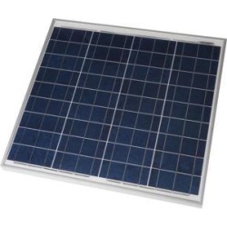 GRAPE SOLAR 50-Watt Polycrystalline Solar Panel for RV's, Boats and 12-Volt Systems