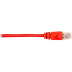 Black Box CAT6PC-005-RD Black Box CAT6 Value Line Patch Cable, Stranded, Red, 5-ft. (1.5-m) - Category 6 for Network Device - Patch Cable - 5 ft.