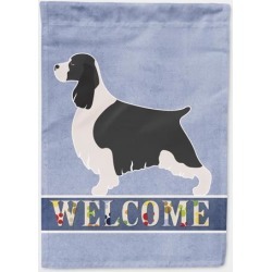 English Springer Spaniel Welcome Flag Garden Size BB8273GF