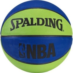 Spalding NBA Mini Basketball - Blue/Green