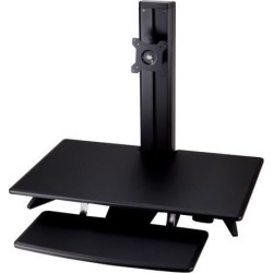 AMRCP100 Sit Stand Workstation Mast Stand Mount with Keyboard, Mouse and Monitor height adjustment.