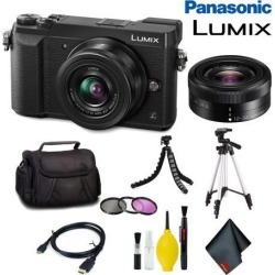 Panasonic Lumix DMC-GX85 Mirrorless Micro Four Thirds Digital Camera with 12-32mm Lens (Black) Standard Bundle