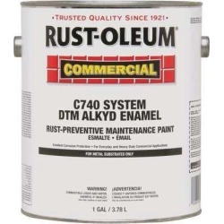 RUST-OLEUM 255550 1 gal. SAFETY YELLOW Glossy Oil Interior/Exterior Paint