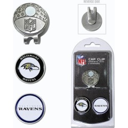 Team Golf 30247 Baltimore Ravens Golf Ball Marker Hat Clip
