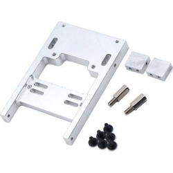 1 Set Metal Servo Warehouse with Screws for RC WPL Military Truck Sliver