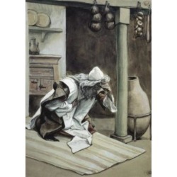 Posterazzi SAL999448 God Reassures Moses James Tissot 1836-1902 French Jewish Museum New York Poster Print - 18 x 24 in.