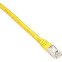 CAT6 250-MHz Shielded, Stranded Cable SSTP (PIMF), PVC, Yellow, 10-ft.