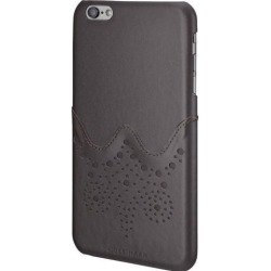 NEW Cole Haan Brogue Leather Case for iPhone 6 Plus / 6s Plus DARK ROAST BROWN
