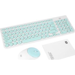 Forter IK6630 USB 2.4GHz Wireless Keyboard and Mouse Combo Set for Computer