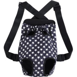 Pet Dog Carrier Star Type Adjustable Front Chest Backpack Pet Cat Puppy Holder Bag for Travel Outdoor Extra Large