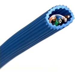 Micro Connectors, 100-Meter Augmented Cat 6A UTP 10GbE Ethernet Bulk Cable, Color-Blue (TR4-536T)