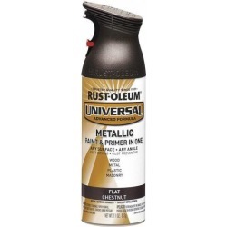RUST-OLEUM 271471 Spray Paint, Chestnut, Flat,11 oz.
