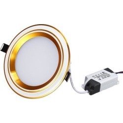 Unique Bargains 12W Recessed LED Downlight LED Ceiling Light IC Rated 6000-6500K(Pure White)