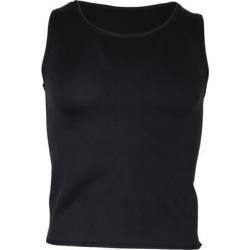 Men Sauna Sweat Vest Weightloss Shapewear Neoprene Tank Top XL Black