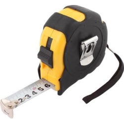 10M 33Ft Plastic Shell Retractable Ruler Thumb Lock Measure Tape Measuring Tool
