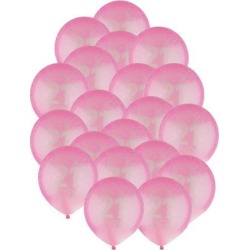 20pcs Birthday Balloon Party Anniversary Decoration Age Number 21st Pink