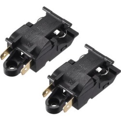 Electric Kettle Thermostat, Electrical Temperature Control, 16A 2 Terminals 2pcs