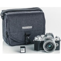 Olympus OM-D E-M10 Mark III Digital Camera with 14-42mm EZ Lens 48GB Bundle