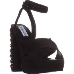 Steve Madden Jodi Platform Sandals, Black Multi, 8 US