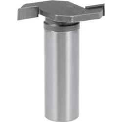 T Slot Router Bit 1/2" Shank 5/32" Cutting Depth 2 Flutes HSS Undercut Woodworking Cutter Grooving Tool