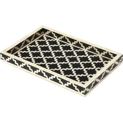 Butler Mayssa Black Bone Inlay Serving Tray
