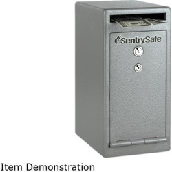 Sentry Safe UC-039K Solid Steel Drop Slot Depository Safe - 12.0 in H X 8.0 in W X 10.3 in D