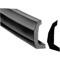 TACO SEMI RIGID RUB RAIL KIT 1 7/8'X30' BLACK