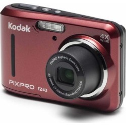 Kodak PixPro Friendly Zoom FZ43 Digital Camera, Red #FZ43-RD