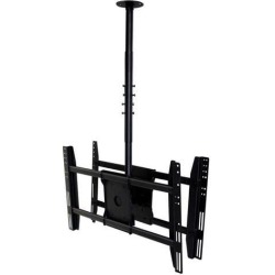 Monoprice Dual Sided Ceiling TV Mount Bracket - For TVs 32in to 52in, Max Weight 125lbs, Extension Range of 39.4in to 59